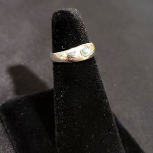Abalone Heart set in Sterling Silver Ring 💜